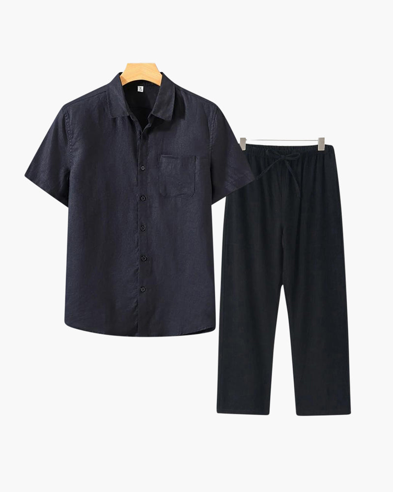 T-Shirt Herren Set I Zweiteiler Oversize Casual Sommer