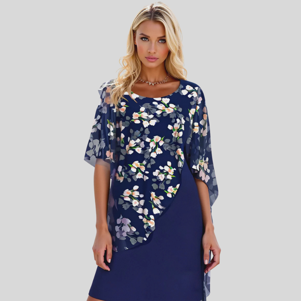 Damen Sommerkleid I Midi Tailliert Elegant Business Freizeit