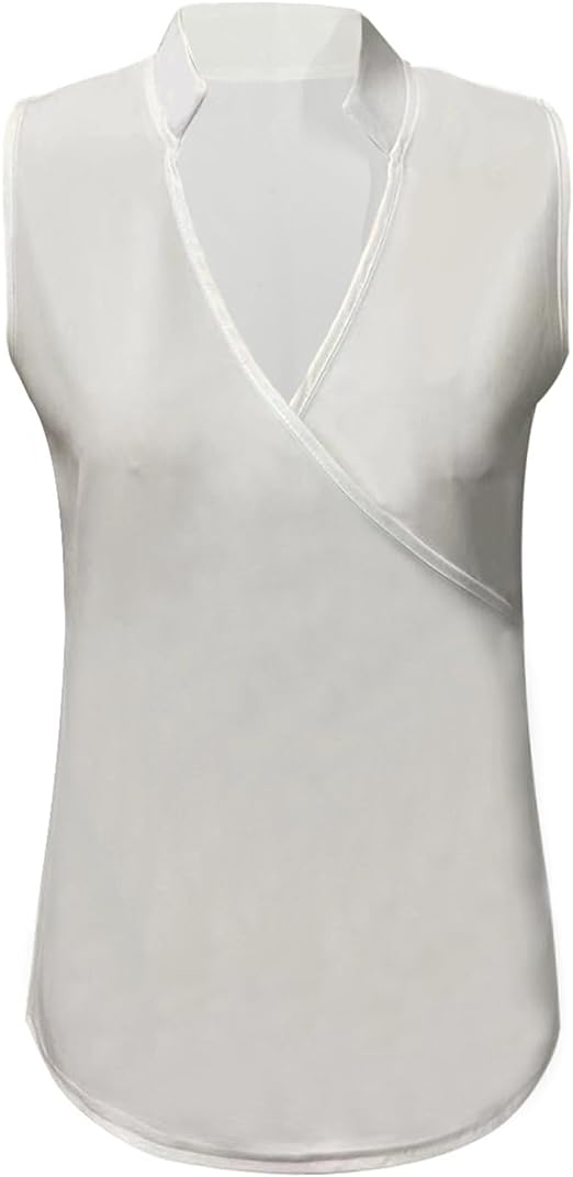 Damen Ärmelloses Top Slim Fit Elegant Sommer Freizeit