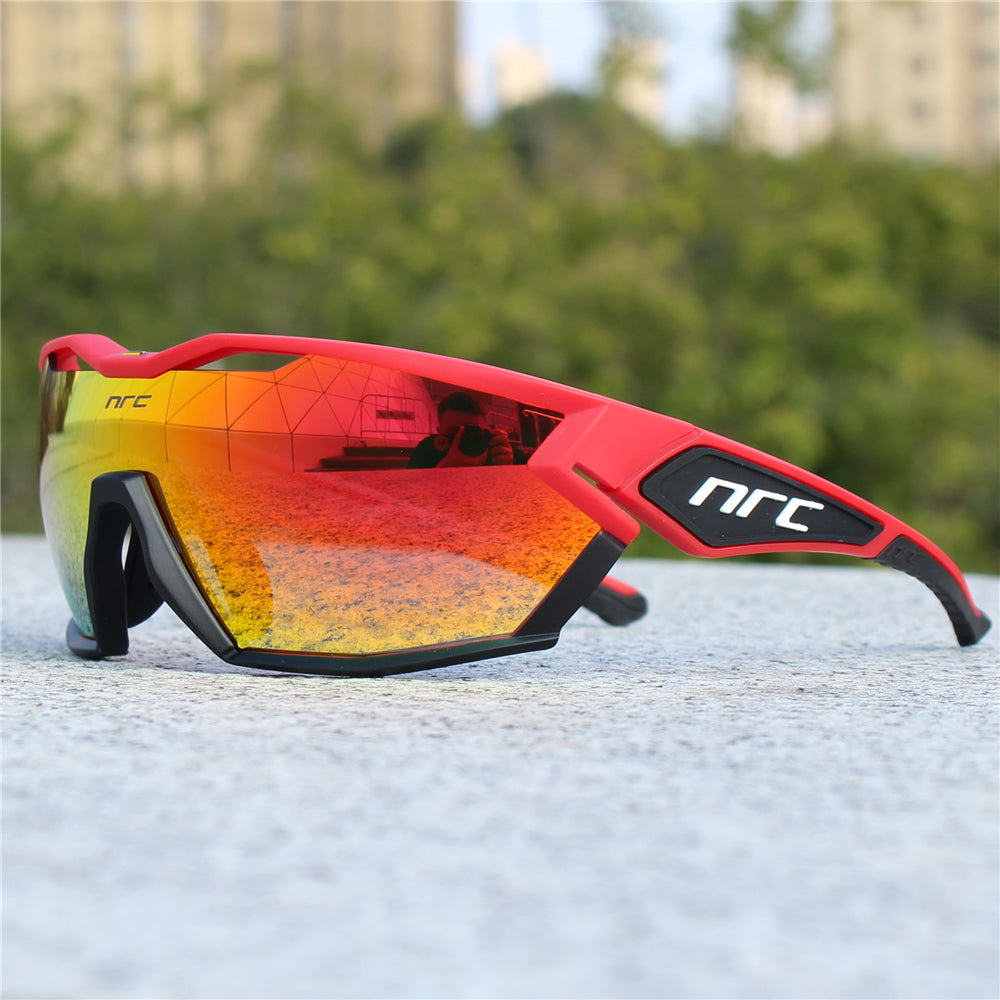 SolarRace I Sportsonnenbrille Herren Polarisiert I Velo Brille I Fahrradbrille Outdoor