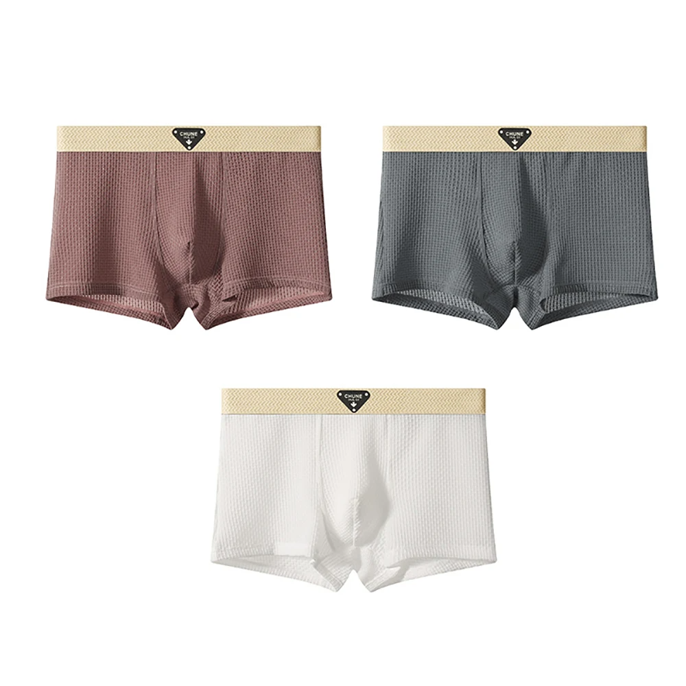 Boxershorts Herren Slim Fit 3er-Pack Atmungsaktiv Freizeit Sport