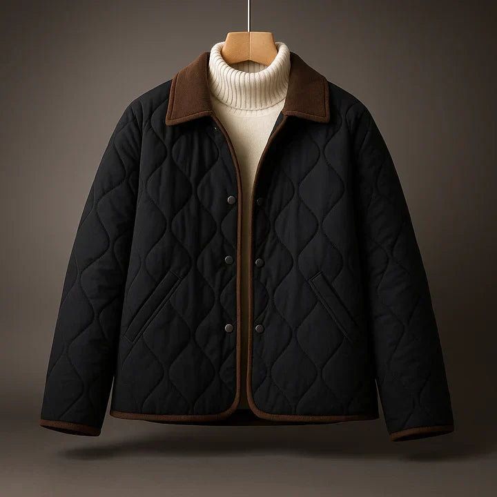 Damen Steppjacke mit Kragenrevers