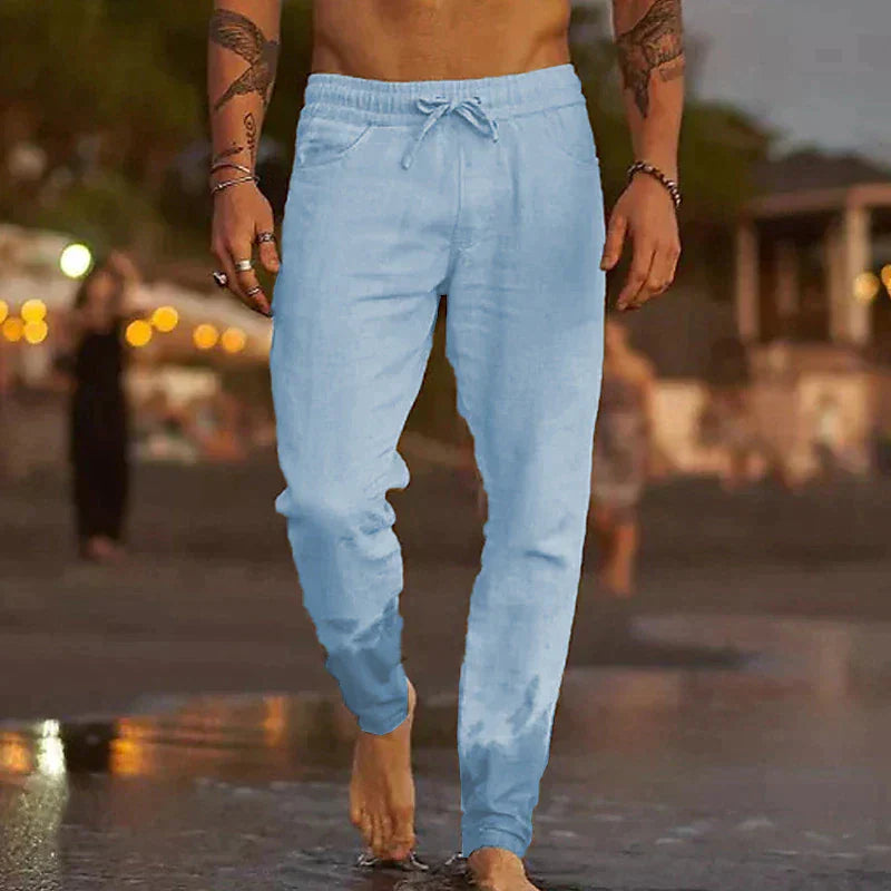 Freizeithose Herren – Leichte Sommerhose mit Bequemer Passform | Herrenhose Frühling & Sommer, Luftig & Komfortabel