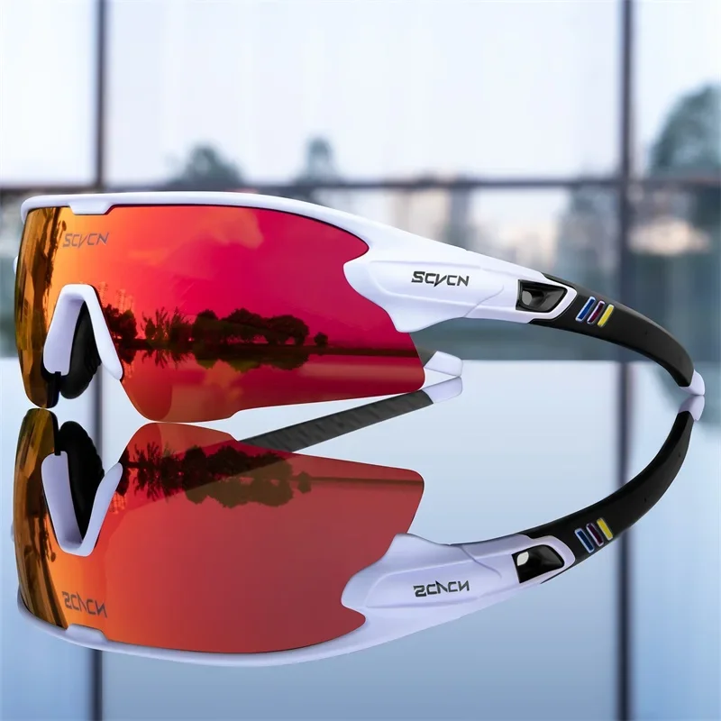 SolarSurge I Sportsonnenbrille Herren Polarisiert I Velo Brille I Fahrradbrille Outdoor