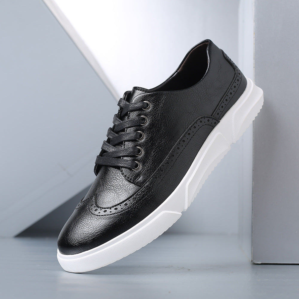 Herren Sneaker im Brogue-Stil mit Schnürung