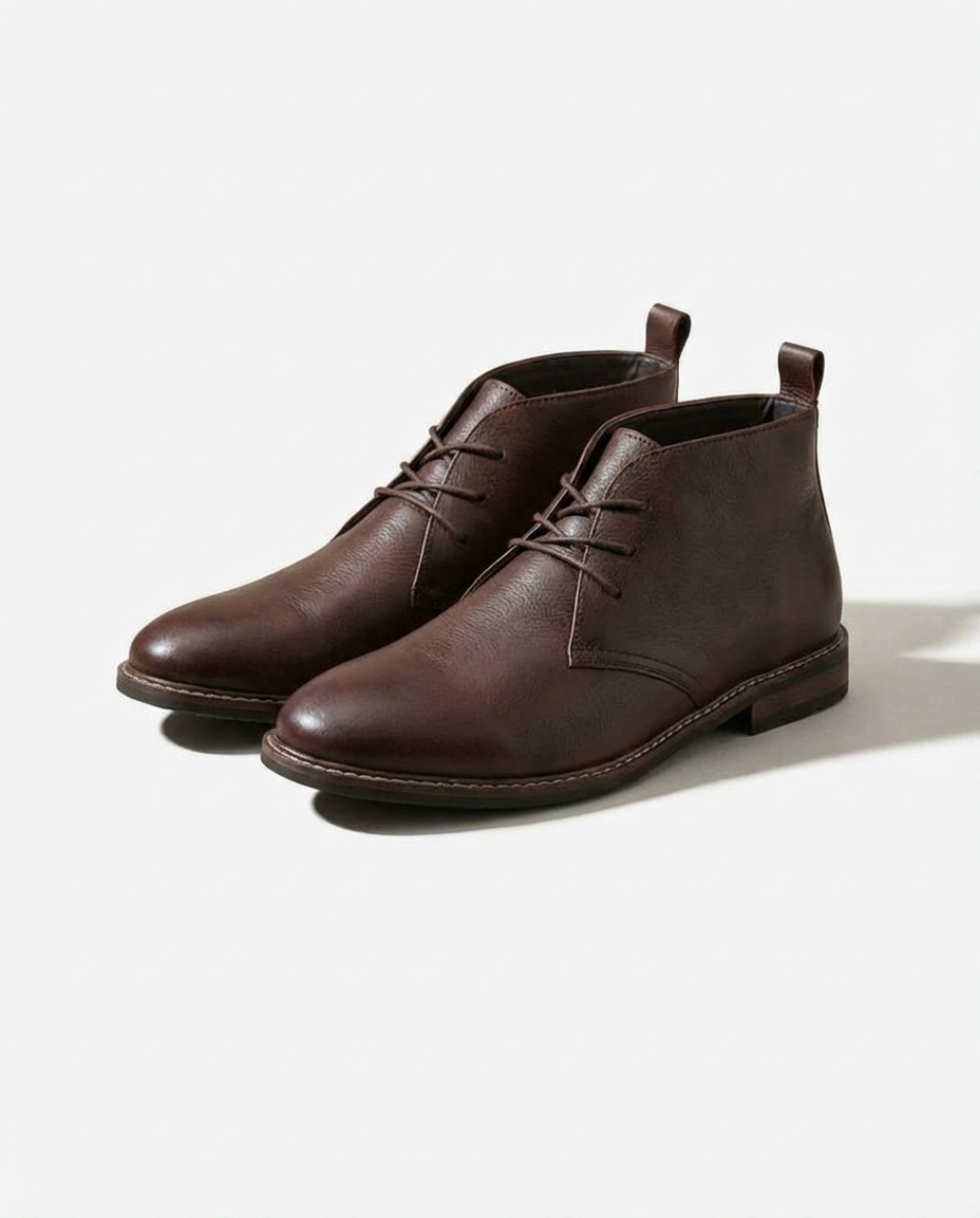 Herren Chukka Boots in Lederoptik