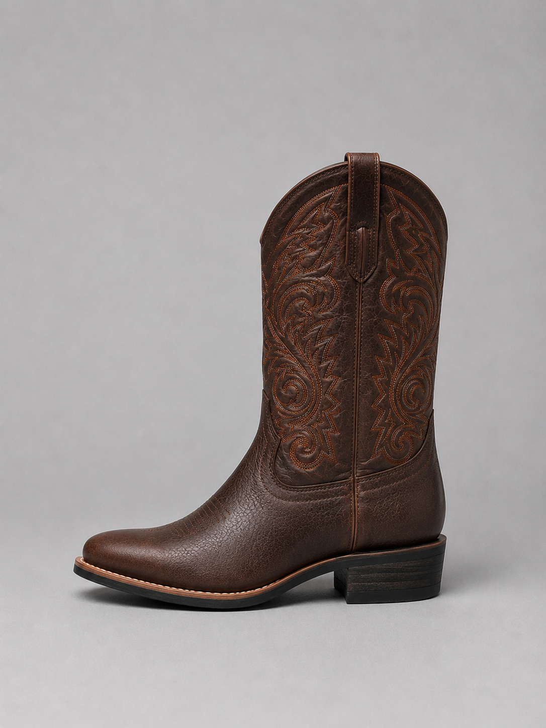 Damen Cowboystiefel kniehoch mit Stickdetail