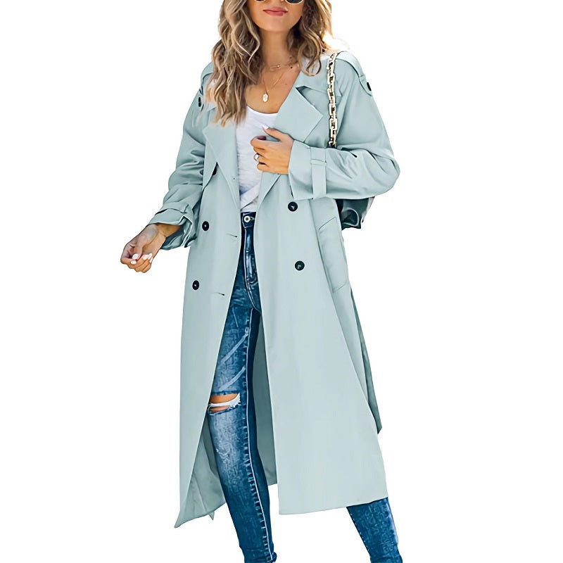 Damen Trenchcoat mit schmaler Silhouette