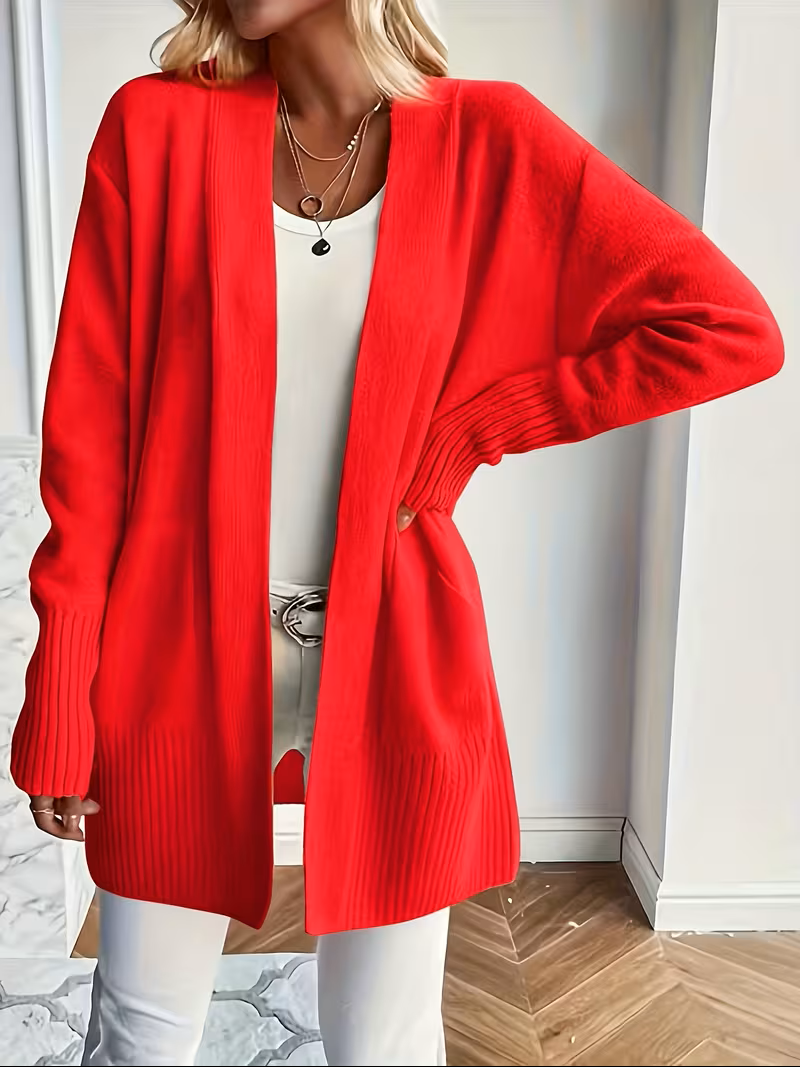 Damen Cardigan fließend – Relaxed Fit, Casual