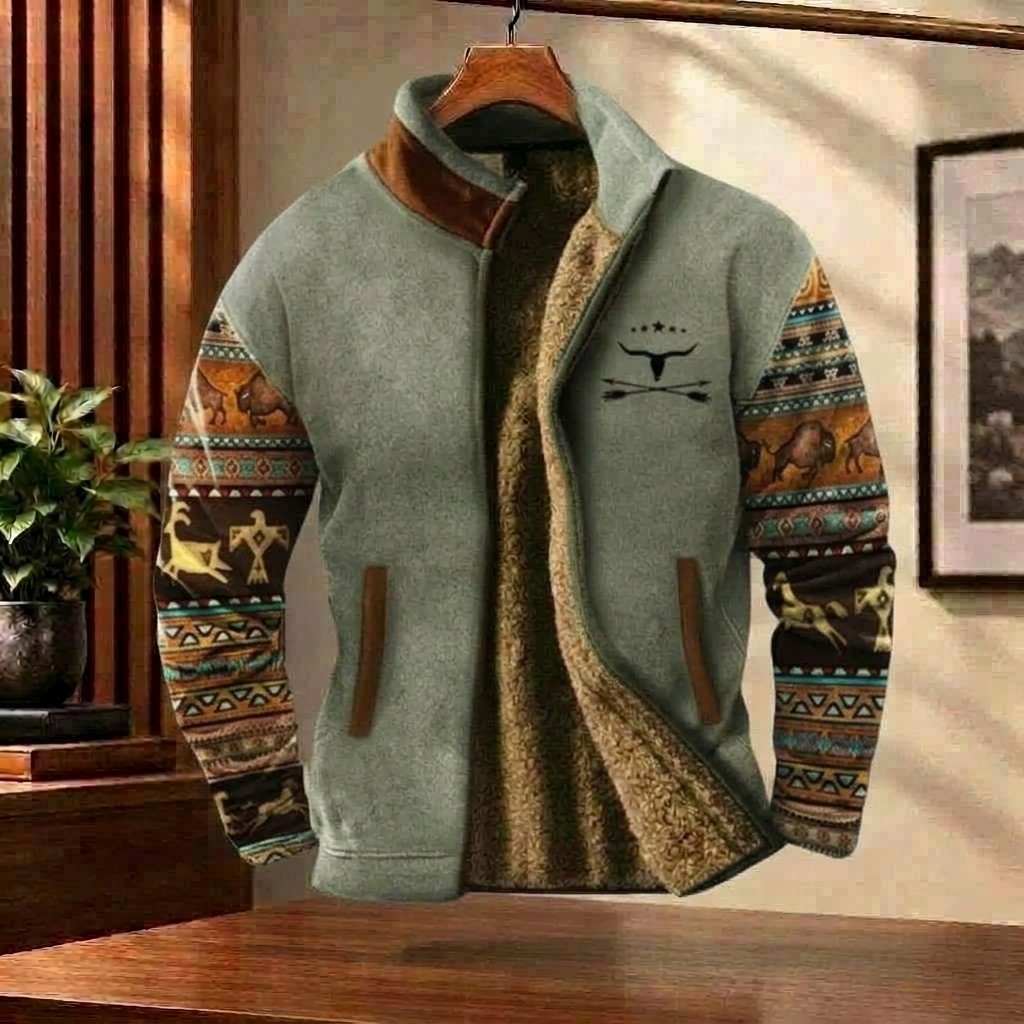 Herren Fleecejacke Regular Fit – Outdoor & Freizeit mit Reißverschlusstaschen