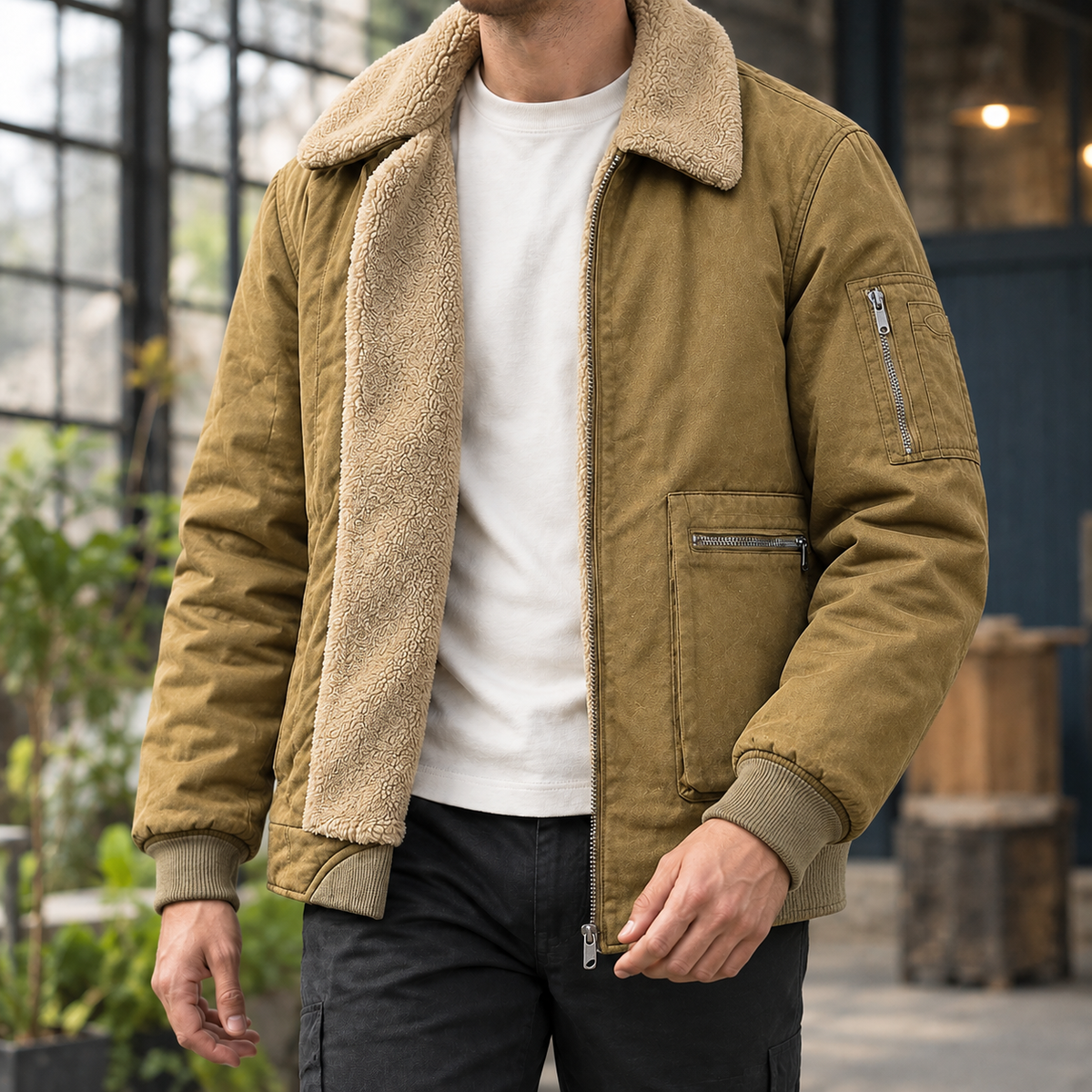 Damen Fleecejacke – Relaxed Fit, Freizeit