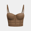 Bustier Top Damen Transparent Slim Fit Festlich