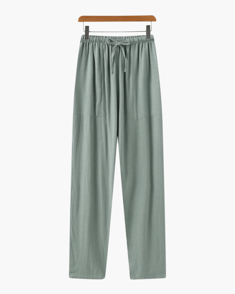 Freizeithose Herren Slim Fit Leicht Sommer