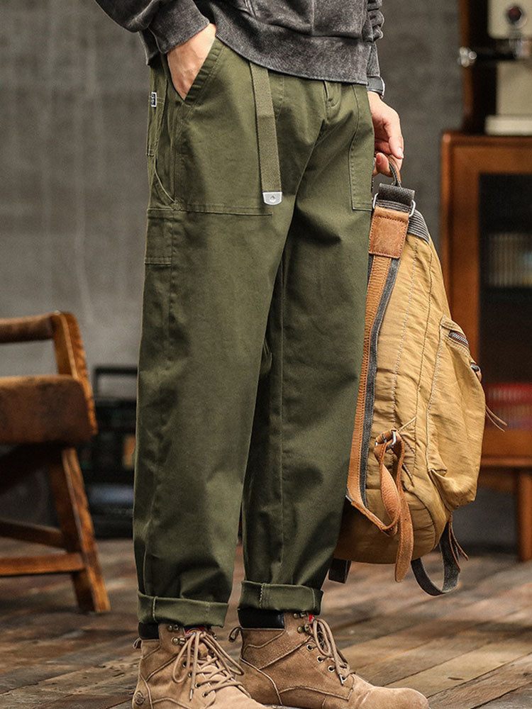 Milan Utility-Hose aus Baumwolle mit Cargotaschen