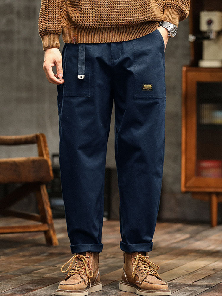 Milan Utility-Hose aus Baumwolle mit Cargotaschen