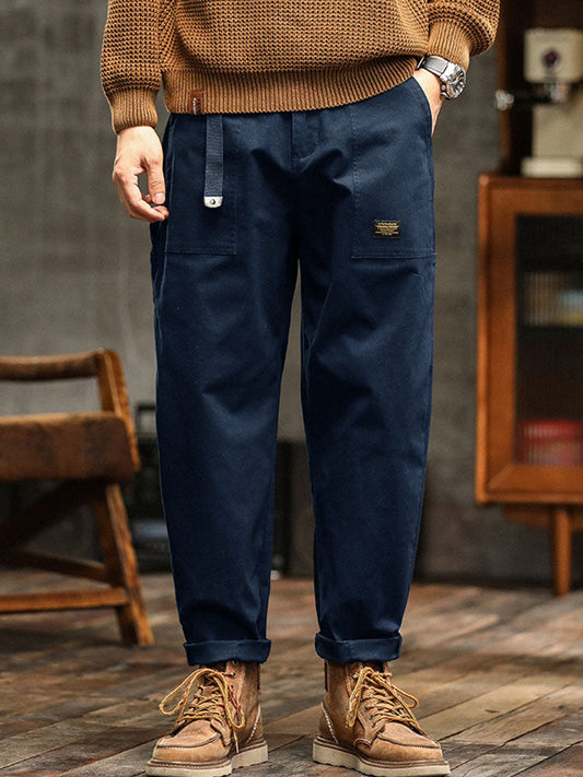 Milan Utility-Hose aus Baumwolle mit Cargotaschen
