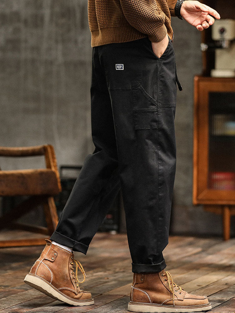 Milan Utility-Hose aus Baumwolle mit Cargotaschen
