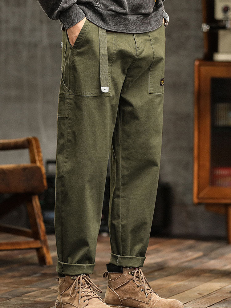 Milan Utility-Hose aus Baumwolle mit Cargotaschen