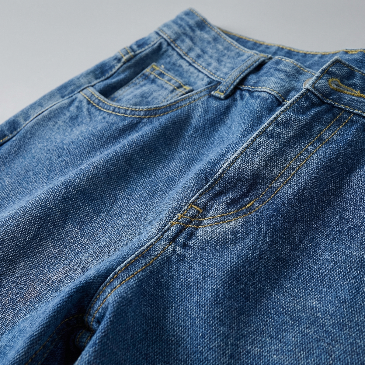 Clyde Denim-Jeans Relaxed Fit mit geradem Bein