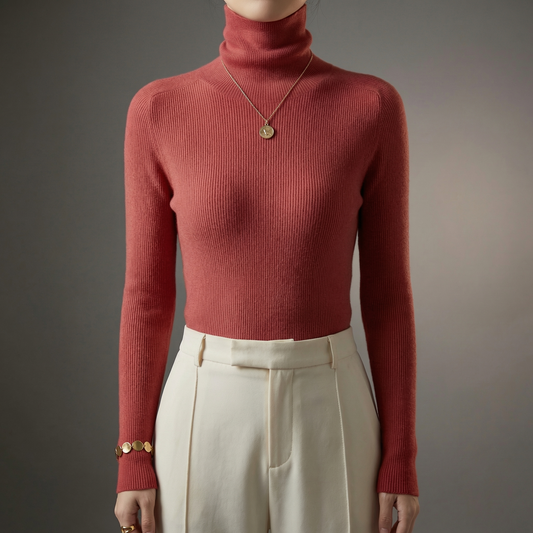 Damen Rollkragenpullover in vielseitiger Passform