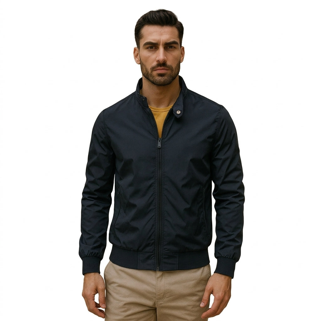 Herren Jacke mit leichtem Design und praktischen Taschen