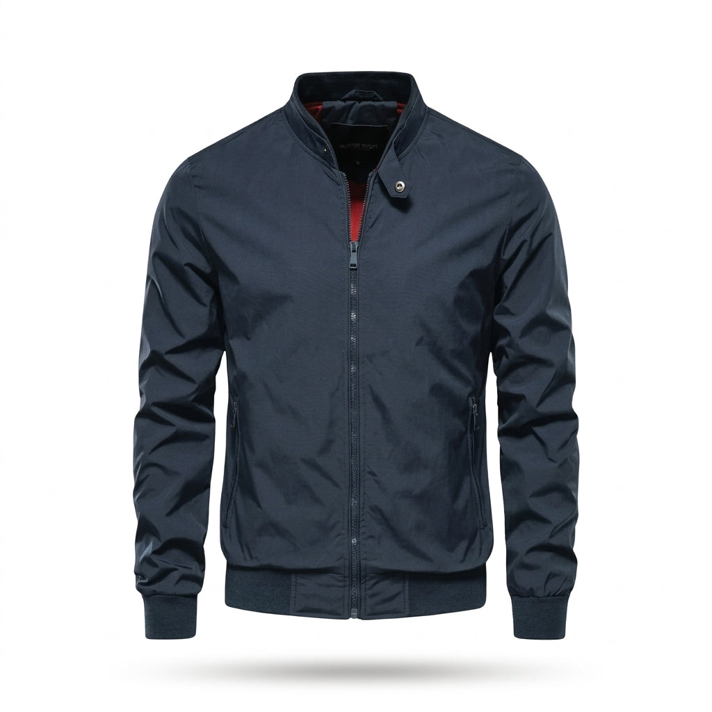 Herren Jacke mit leichtem Design und praktischen Taschen