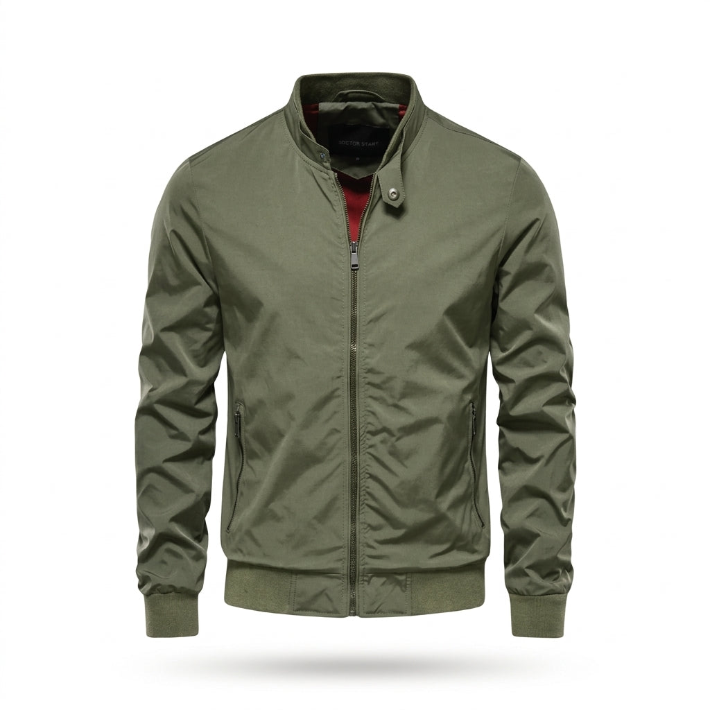 Herren Jacke mit leichtem Design und praktischen Taschen