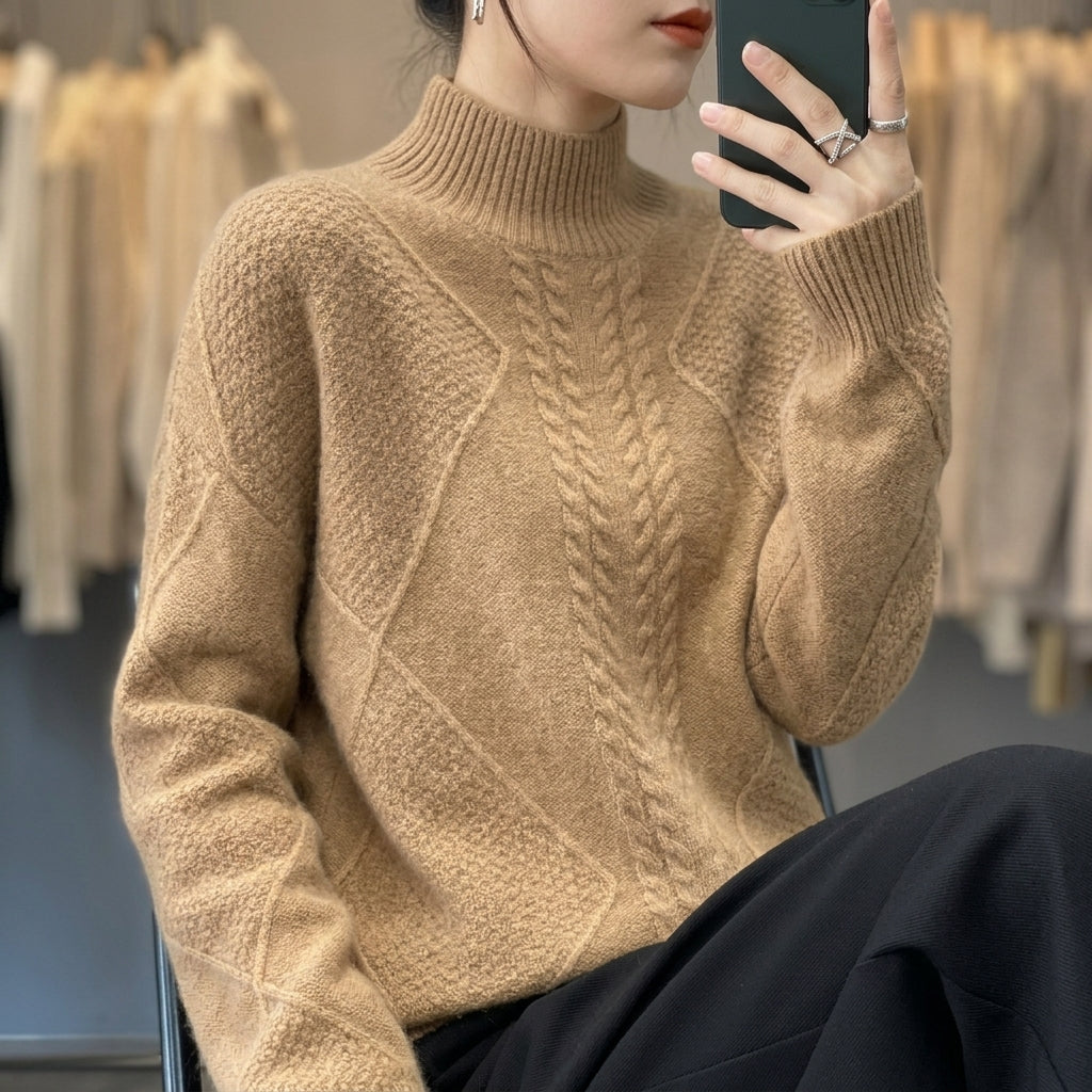 Damen Pullover in klassischer Form