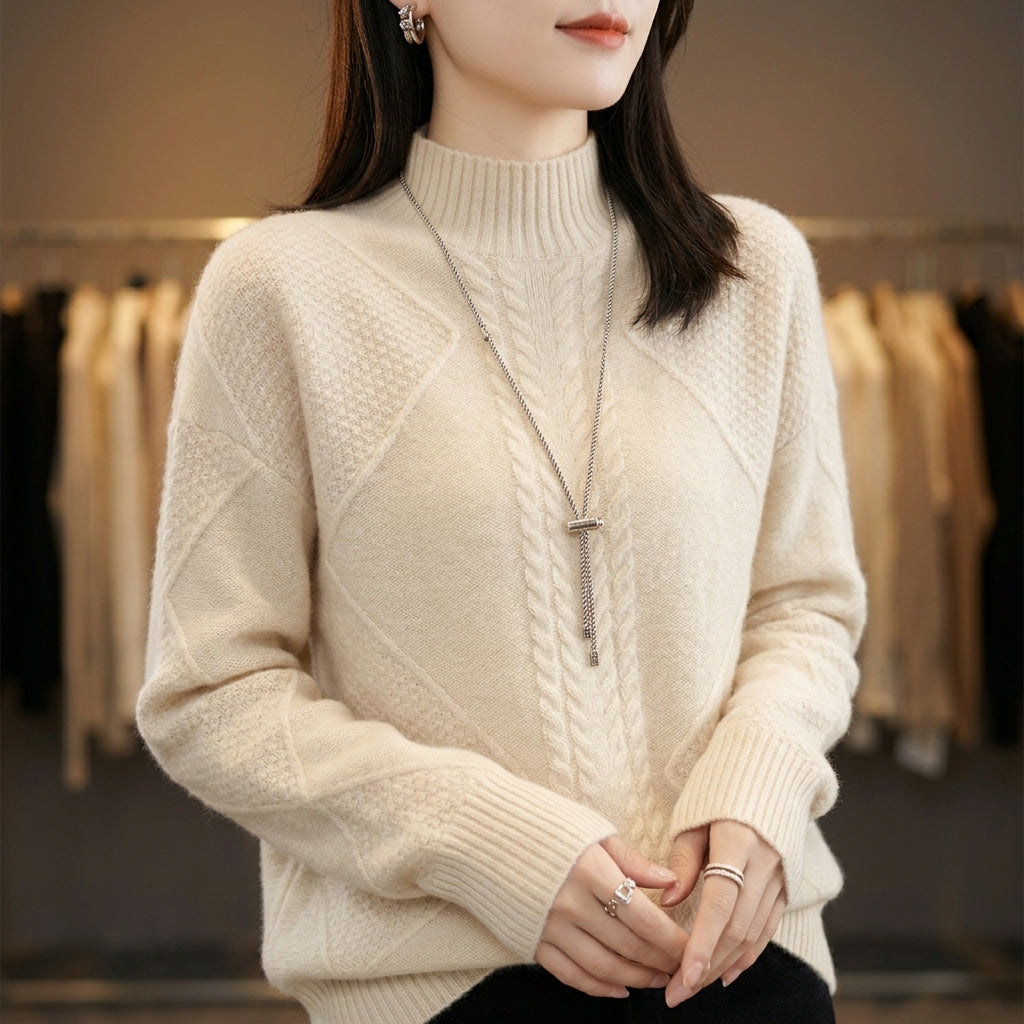 Damen Pullover in klassischer Form