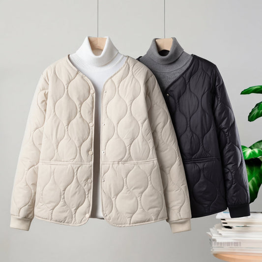 Damen Parka mit einreihigem Verschluss