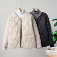 Damen Parka mit einreihigem Verschluss