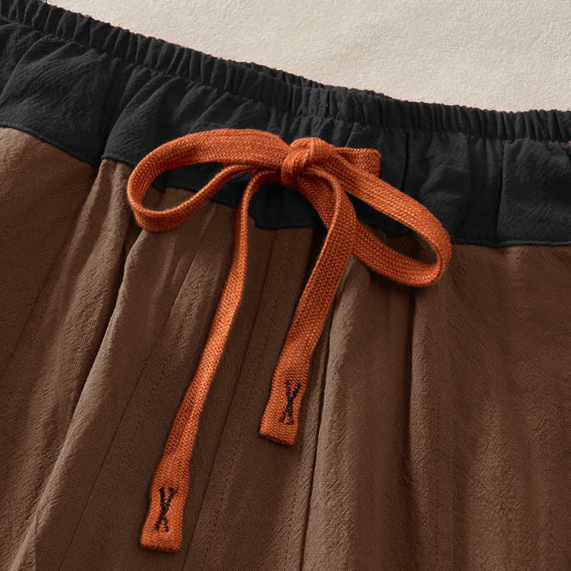 Damen Haremshose Relaxed Fit Freizeit mit Thermo-Fleece und Taschen