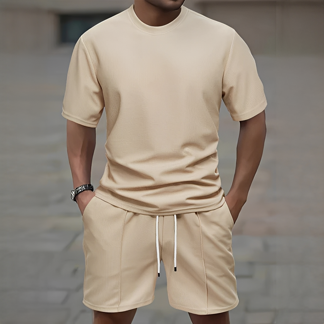 Sommer-Set Herren Leicht Casual Freizeit