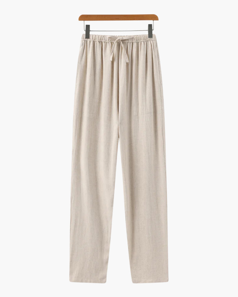 Freizeithose Herren Slim Fit Leicht Sommer