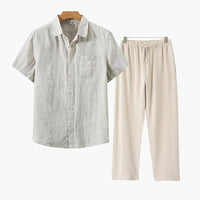 T-Shirt Herren Set I Zweiteiler Oversize Casual Sommer