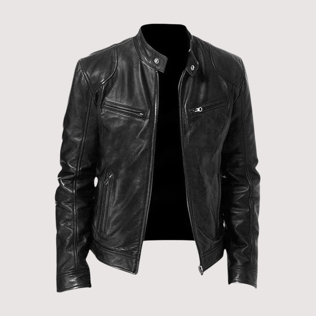 Herren Jacke mit klarer Silhouette und strukturierten Nähten