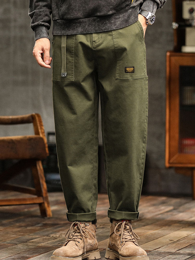 Milan Utility-Hose aus Baumwolle mit Cargotaschen