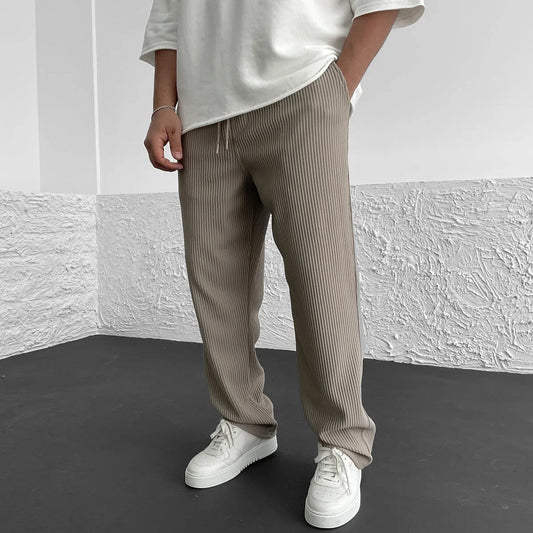 Monaco Strickhose Relaxed Fit mit Rippstruktur