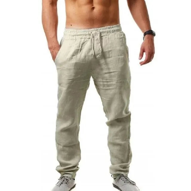 Bequeme und atmungsaktive Stoffhose