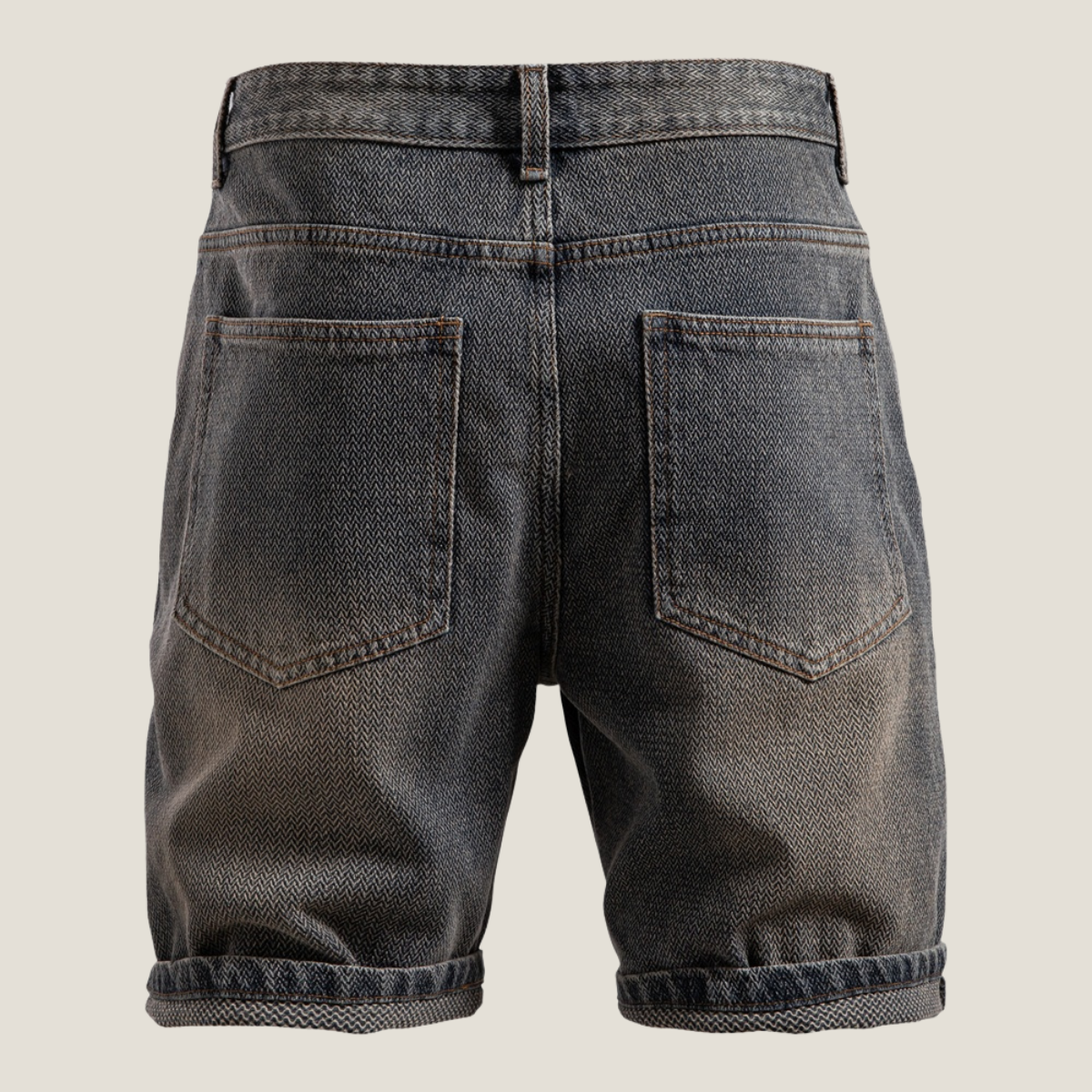 Jeansshorts Herren Relaxed Fit Freizeit Sommer