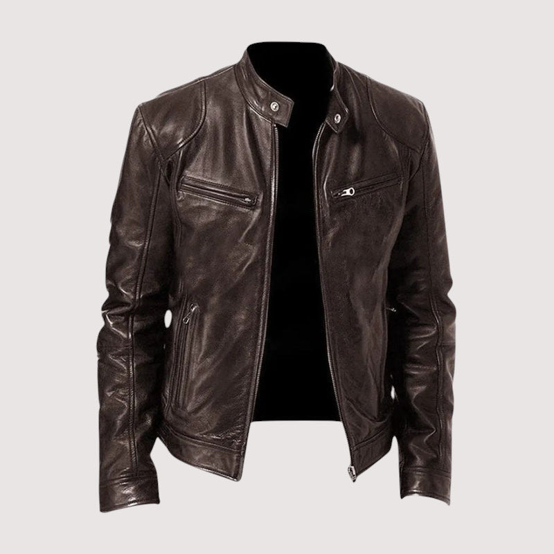 Herren Jacke mit klarer Silhouette und strukturierten Nähten