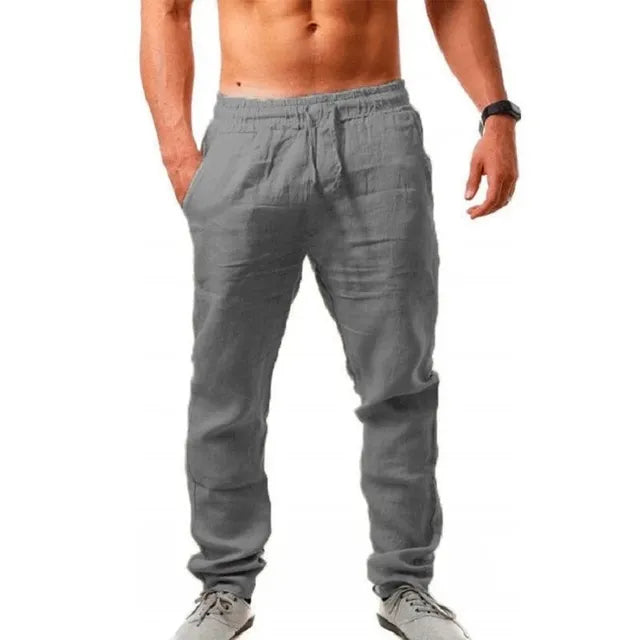 Bequeme und atmungsaktive Stoffhose