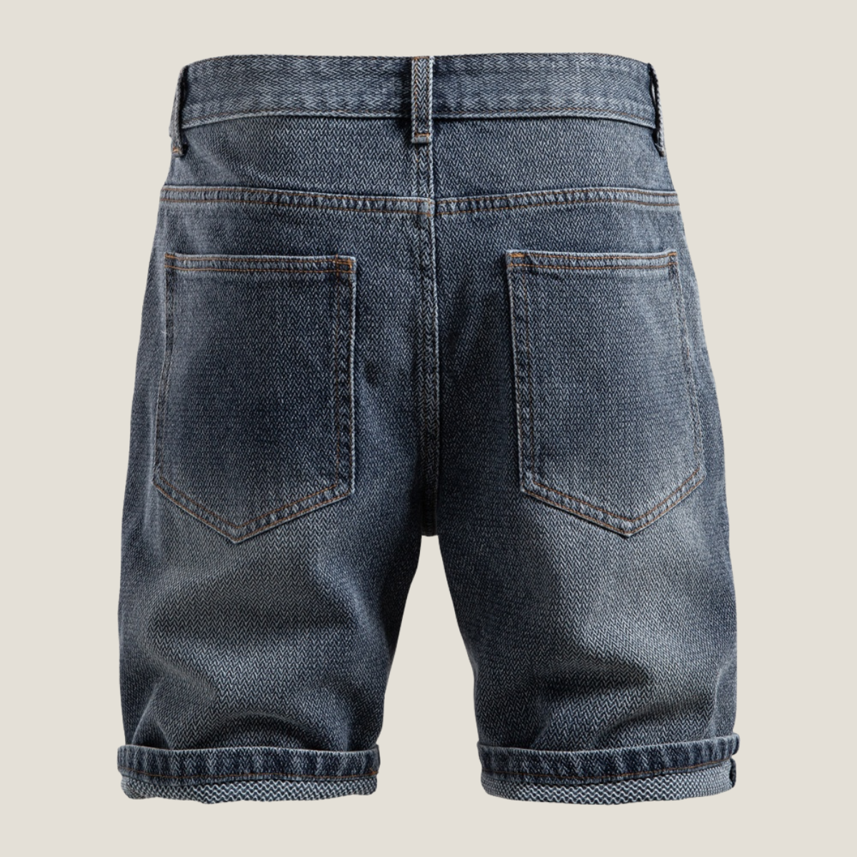 Jeansshorts Herren Relaxed Fit Freizeit Sommer