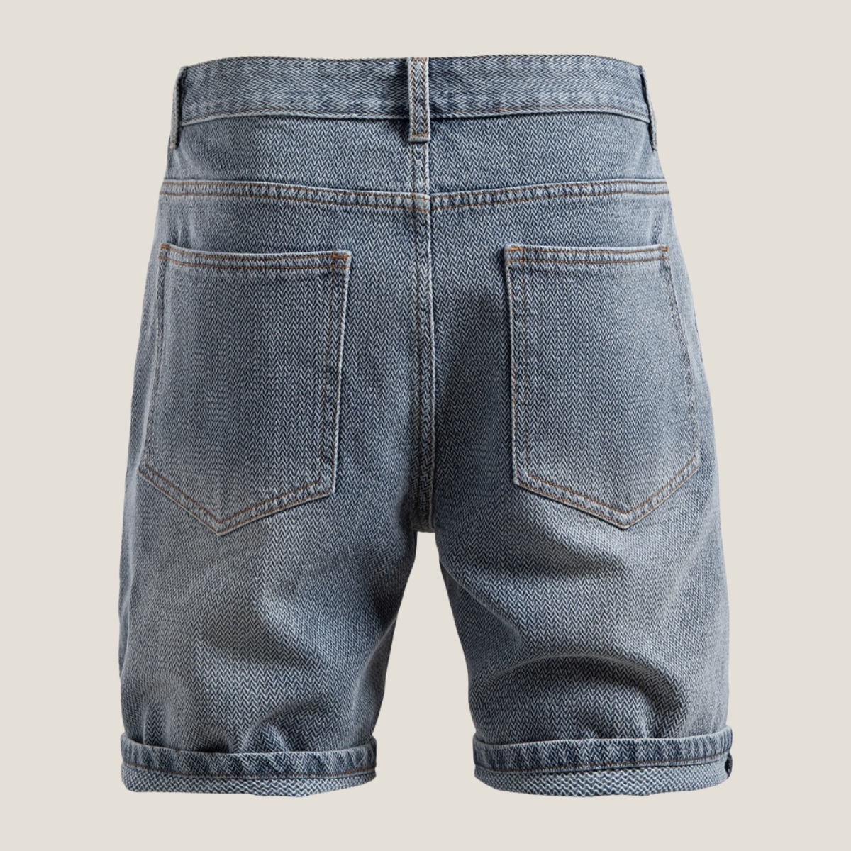 Jeansshorts Herren Relaxed Fit Freizeit Sommer
