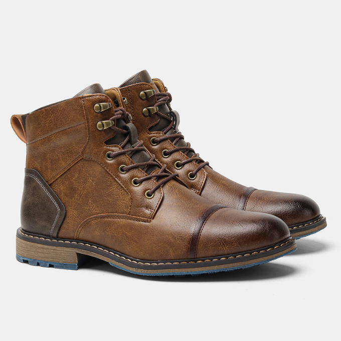 Herren Stiefel mit Seitenreißverschluss