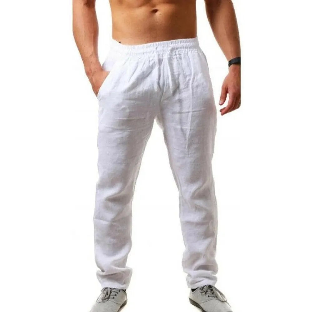 Bequeme und atmungsaktive Stoffhose