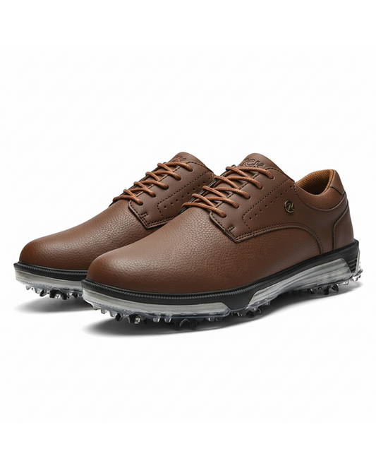 Herren Golfschuh mit Profilsohle und wasserabweisendem Design