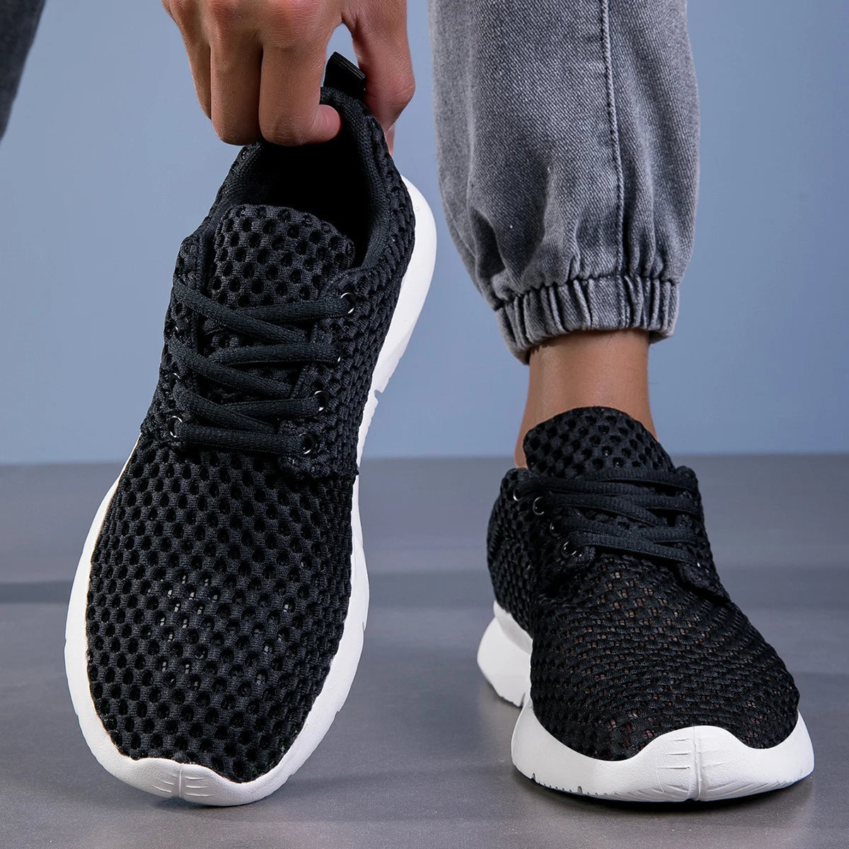 Sneaker Herren Regular Fit Freizeit Atmungsaktiv Komfort