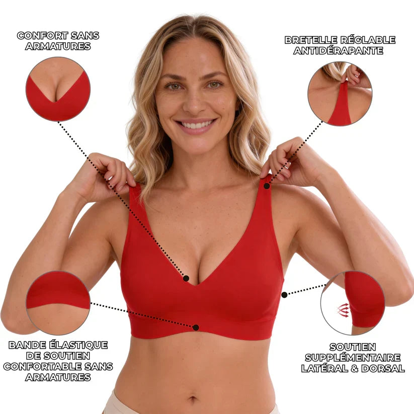Damen BH Bügellos Komfort Fit Alltag bequem