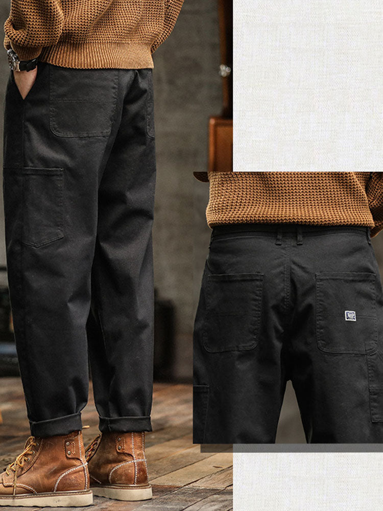 Milan Utility-Hose aus Baumwolle mit Cargotaschen